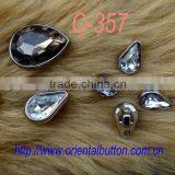High Quality Acrylic Rhinestone Craft Shank Buttons thumbnail-1