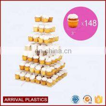 Retail Store 7 Levels Wedding Cake Stand Holder Clear Square Acrylic Cupcake Bakery Display thumbnail-4