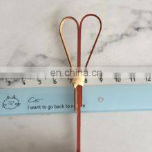 Bamboo Heart Looped Skewer Handle Barbeque Knotted Bamboo Fruit Sticks/skewer/picks thumbnail-5
