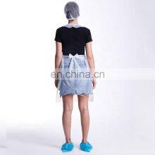 Disposable Plastic PE Medical Apron Ldpe Waterproof Sleeveless Aprons for Kitchen and Hospital thumbnail-3