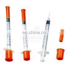 Disposable Insulin Syringe with Needle PE Ce Greetmed Medical Materials & Accessories Ozone 3 Years 0.5ml & 1ml Class II CN;ZHE