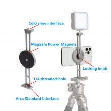 MagSafe Cell Phone Stand Iphone12,13,14,15 Magnetic Live Selfie Magnetic Lazy Desktop Video Head Tripod thumbnail-3
