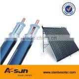 aluminum fin coating superconducting solar heat pipe vacuum tube