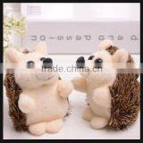 Animal Shaped Plush Keychian Stuffed Baby Hedgehog Plush Animal Toy