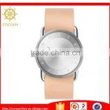 Women Watches Apricot Color Wide Strap Western Wrist Watches thumbnail-1