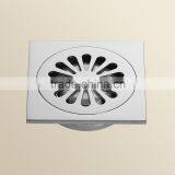 High Quality Chrome Brass Bathroom Fittings Floor Drain FF030 thumbnail-1