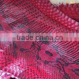 Black Genuine Snake Skin Hide Leather Python Round Cold For Luxury Bracelet Making thumbnail-4