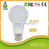 2015 New 9w 750lm Ceramic Shell Led Light Bulb,E27 B22 Led Bulb,360 Degree View Led Bulb Lights Housing