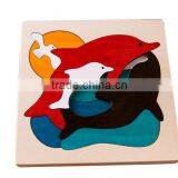 2016 Hot Sale Product Kids Intelligent Wooden 3d Puzzle OEM/ODM Educational Game Toy Jigsaw Puzzle for Children Quality Choice thumbnail-3