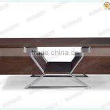 Wooden Coffee Table With Stainless Steel Legs SK1224A thumbnail-1