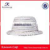 Guangzhou custom own logo blank leather bucket hat