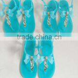 2015 candy color pvc jelly sandals for women