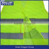 Mesh Polyester Fluorescent Fabrics High Visibility Safety Uniform Jacket thumbnail-2