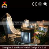booming commercial shopping mall scale model building