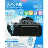 LCD PET Guard Film JJC LCP-JV30 Screen Protector for JVC Camcorders 3.0'' LCDS