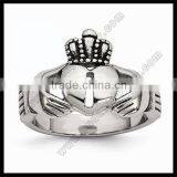 Custom Sapphire Claddagh Ring thumbnail-6