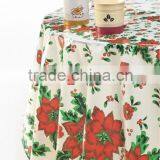 Christmas Plastic Tablecloth PVC With Flannel Backing thumbnail-5