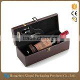 Wholesale Printed Vintage Leather Wine Gift Box Wholesale