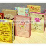China Decorative Book Shaped Tin Boxes/metal Tin Boxes Factory