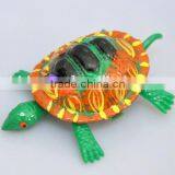 4 Inch Wholesale Educational Green Cute Pull Thread Turtle Ship Toy thumbnail-1