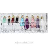 Pink Suede Tassel With Gold Caps For Jewelry Accessories Quality Choice thumbnail-3