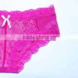Hot Sell 2016 Stylish Transparent Sheer Lace Panties For Woman Underwear thumbnail-3