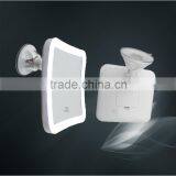 Led Makeup Mirror Square Suction Wall Lighted Swival Mirror With Led