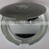 Round Shape Two Sides Compact Cosmetic Mirror With Diamond thumbnail-1