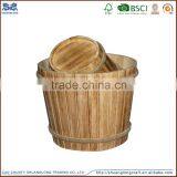 Handmade Cheap Small Wooden Bucket Wholesale, Wooden Gift Bucket