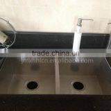 Farmhouse Hot Sales China Supplier Manufacturer XHHL Commercial Handmade Cupc Double Bowl Stainless Steel Kitchen Sink thumbnail-5