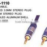 AUDIO CABLE 3.5MM STEREO PLUG TO 3.5MM STEREO PLUG