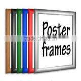 aluminum extrusion snap frame,clipdown frame 22*28,snap frame board silver