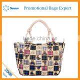 Custom Printed Women Canvas Tote Shoulder Bags Canvas Clutch Bag Wholesale thumbnail-3