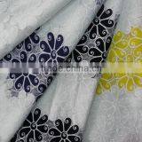 YH005# Lace Fabric for Wedding Dress /Burning Flower Lace Fabric /TC Material Lace Fabric thumbnail-1