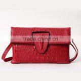 Clutch Bag Crocodile Leather Hand Carrying Bag Ladies Long Shoulder Bag thumbnail-3