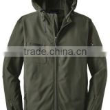 Textured Hooded Soft Shell Jacket