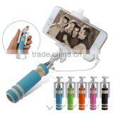 Close to 14cm Mini Wired All In One Selfie Stick For IPhone 6 Plus 5 5s 4s IOS for Samsung Android thumbnail-2