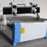 Low Price 2 Heads Wood CNC Router Machine With 2 Rotary Axis thumbnail-2