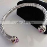fashion stainless steel link bracelet for customers