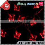TZFEITIAN CE ROHS Approval Red Color Flower Outdoor Chasing String Lights thumbnail-4