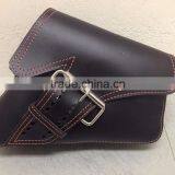 Simple Style Classic Black Motorcycle Motorbike Leather Saddle Bags Side Bags thumbnail-1