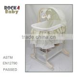 Baby Bassinet folded,Foldable baby swing bassinet, baby bassinet with rocker