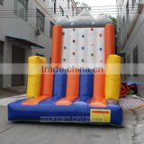 Branded professional outdoor inflatable climbing wall