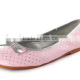 2 Colorways Dots Printed TPR Sole Fancy Sweet Cheap Ballerina Shoe Girls Belly Pump Shoes Ballet Flats Shoes Kids 2016 thumbnail-2