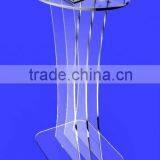Custom Acrylic Round Tabletop Church Podium for Sale