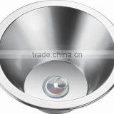 Yacht,Boat,Train and Public Mobile Toilet Used Stainless Steel Round Hand Wash Basin Kitchen Sink GR-Y532A thumbnail-3