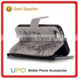 [UPO] For IPhone se Case New Arrival Premium Durable Diamond Leather Flip Phone Case With Wallet Card Slots thumbnail-4