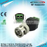 Coaxial BNC male terminal connector for CCTV