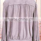 Newest Fashion Girls Pig Suede Jacket Dyed Color With Square Shaped Hole thumbnail-6