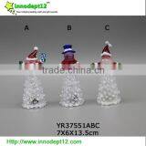 Hot colorful crystal clear acrylic Christmas decoration tree with led Christmas decoration light